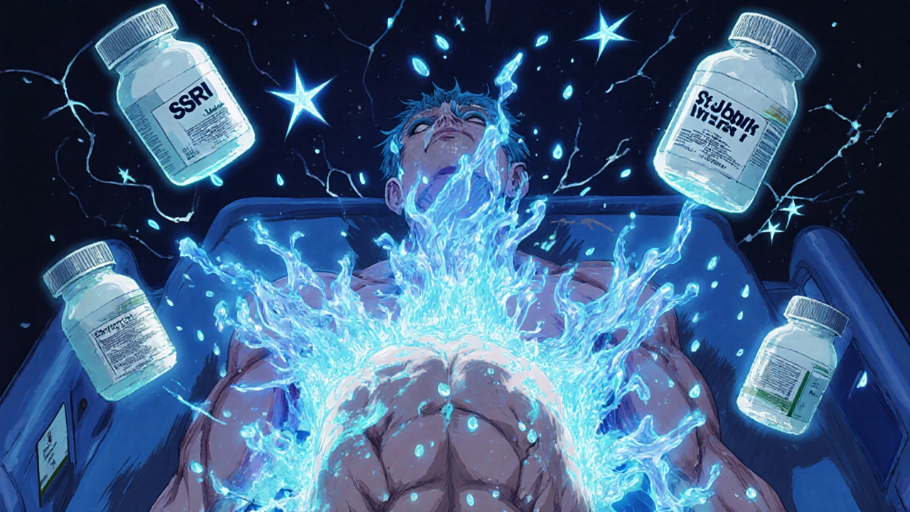 SSRI Antidepressants and Serotonin Syndrome Risk from Drug Interactions