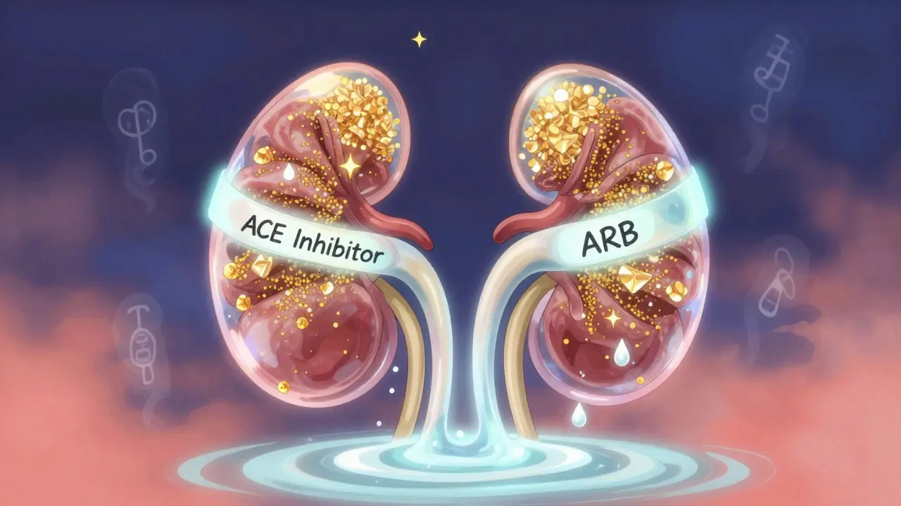 Diabetic Nephropathy: How ACE Inhibitors, ARBs, and Protein Control Protect Kidneys