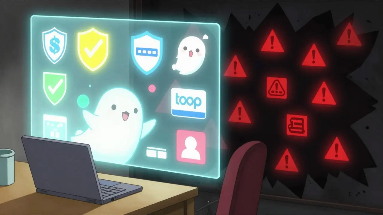 Character choosing safe online pharmacy via magical hologram interface